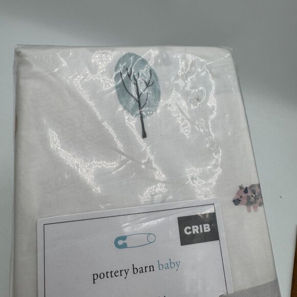 Pottery Barn Dakota fitted Baby Crib Sheet Organic new in package - Picture 5 of 10
